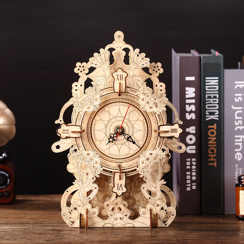 "50% OFF for a limited time!" -Creative DIY Wooden Clock Patchwork Model