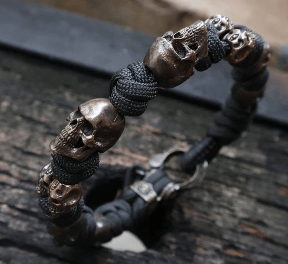 💥LAST DAY 49% OFF🏴‍☠💀The Skull Army Paracord Bracelet📿