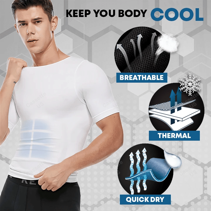 Last Day 70% OFF--MEN'S SHAPER COOLING T-SHIRT