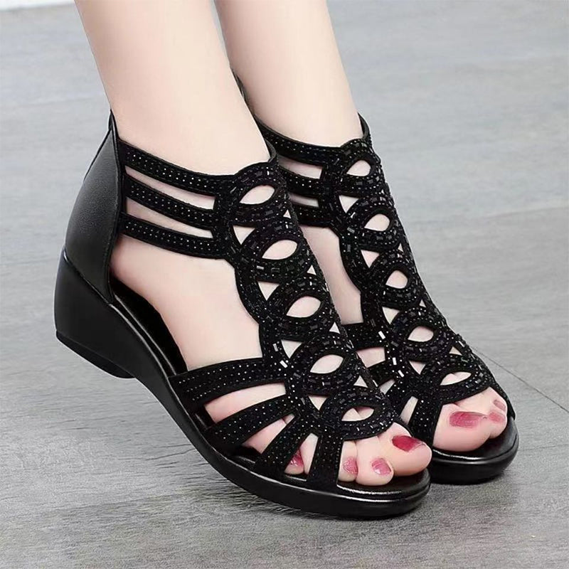 Ladies Soft Sandals Roman Shoes