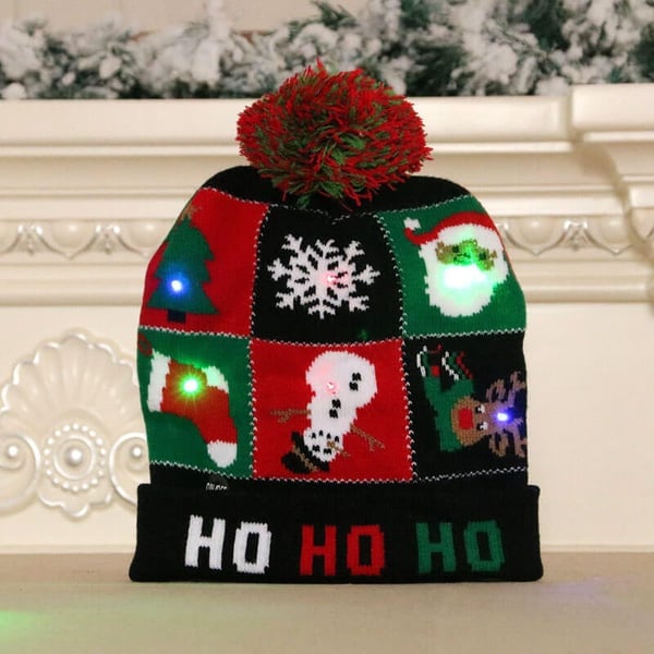 🎄Early Christmas Sale🎄CHRISTMAS LED KNITTED BEANIES