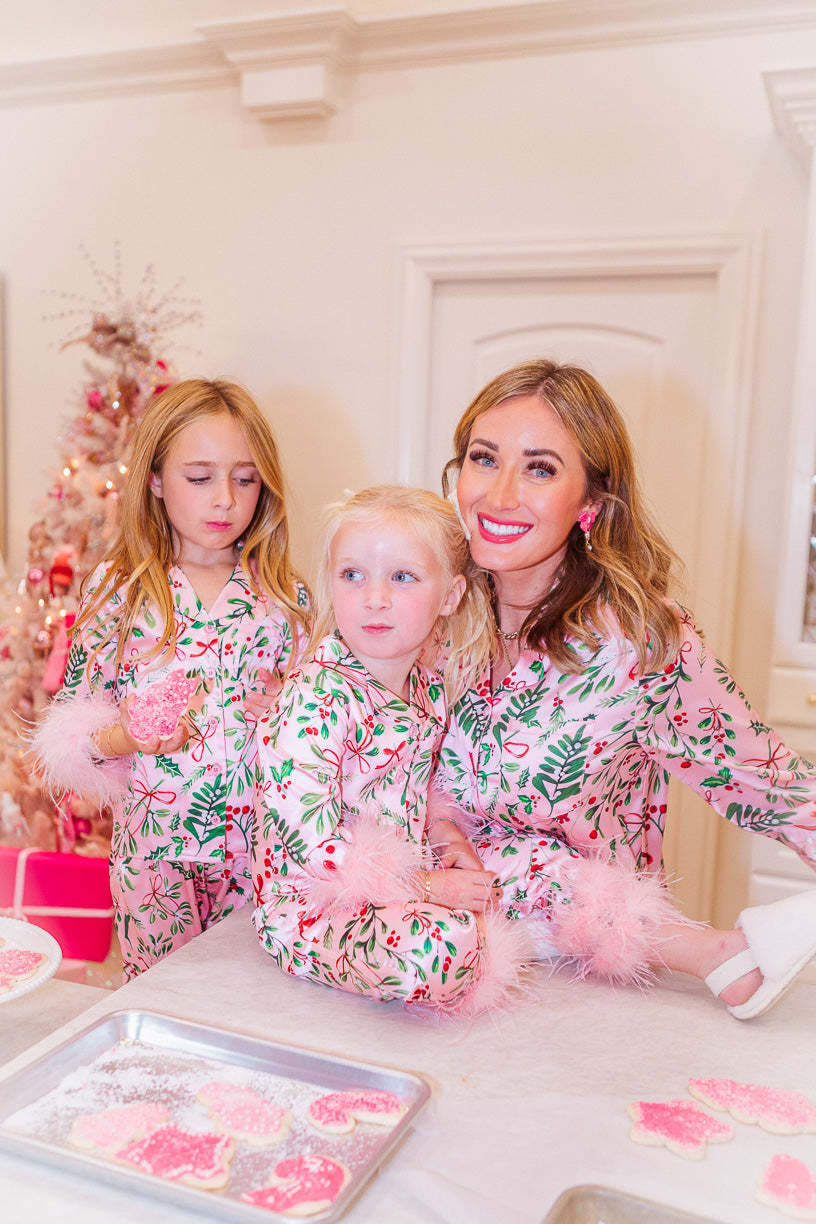 PINK CHRISTMA SHEIDI CUTE PAJAMAS