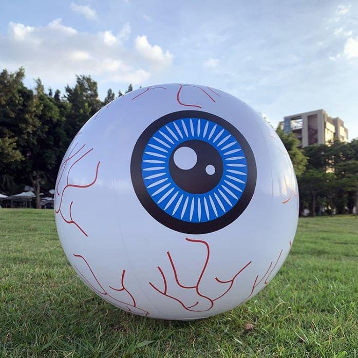 🎃Sale 49% off🎃Inflatable Led light-up waterproof eyeball pumpkin 13 colours with remote control