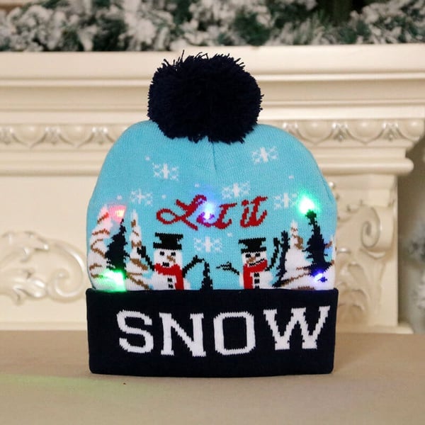 🎄Early Christmas Sale🎄CHRISTMAS LED KNITTED BEANIES