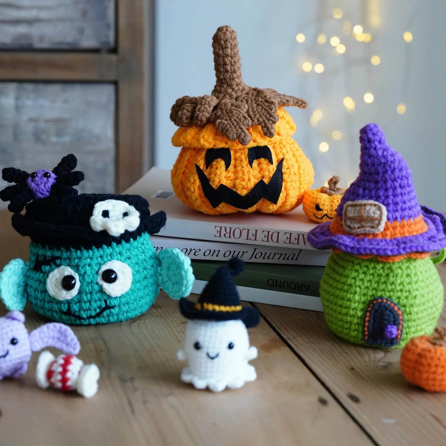 Halloween Crochet Kit For Beginners with Easy Peasy Yarn