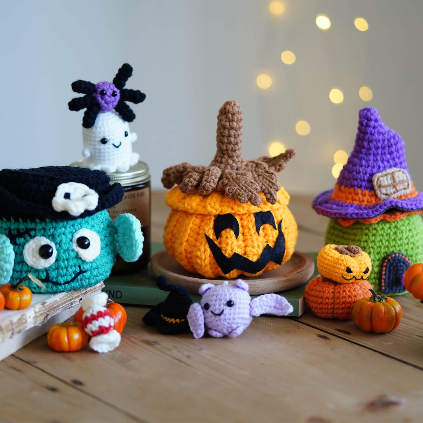 Halloween Crochet Kit For Beginners with Easy Peasy Yarn