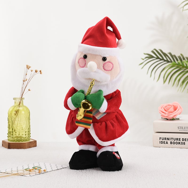 (🎁Christmas Hot Sale- 48% OFF🎁) Electric Blowing Saxophone Santa