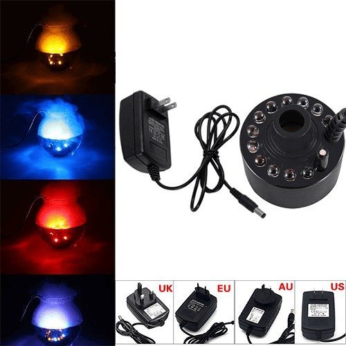 🎃12 LED light Ultrasonic Mist Maker Fogger💥Buy 2 Get Extra 10% OFF +Free Shipping💥