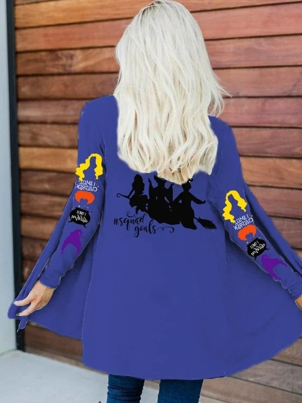 🎃2022 Halloween Pre-Sale🎃Fashion Print Long-Sleeve Cardigan