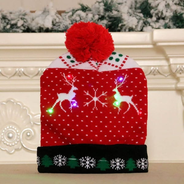 🎄Early Christmas Sale🎄CHRISTMAS LED KNITTED BEANIES