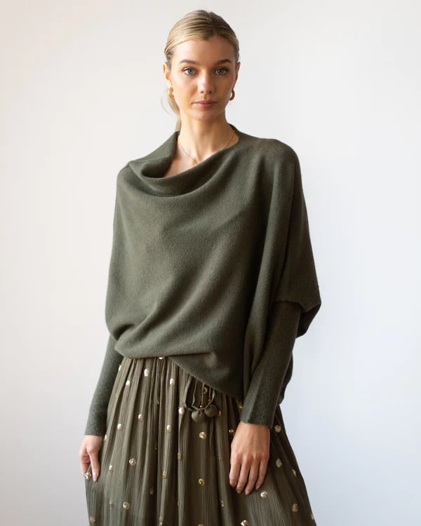 Asymmetric Draped Jumper (Buy 2 Free Shipping)