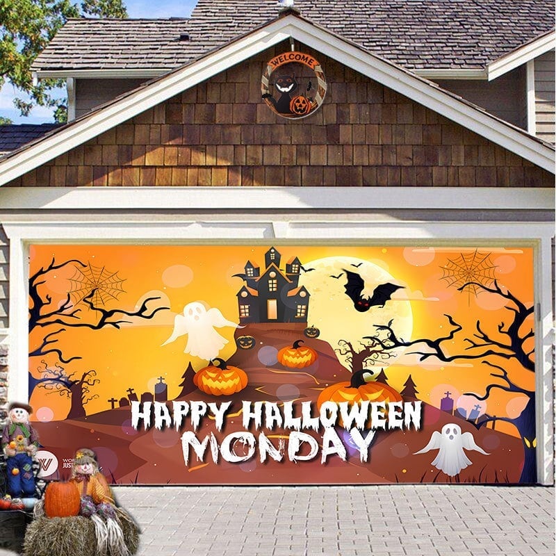 Hot Sale-Halloween 2023 Garage Door Decoration