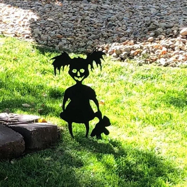 👻Cute and Unique Ghost Zombies - Halloween Yard Decor Metal  Art👻