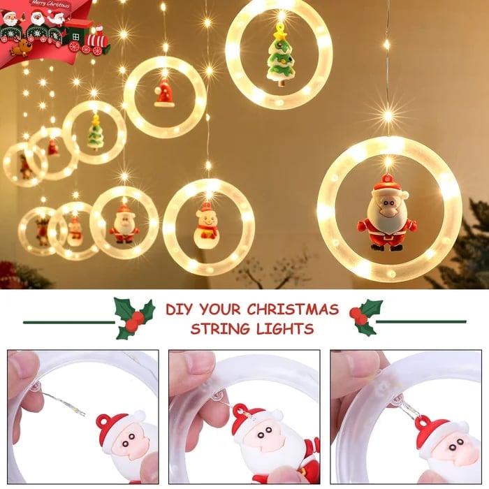 🎅Early Christmas Sale-49% OFF - Christmas Decor Ring Lights