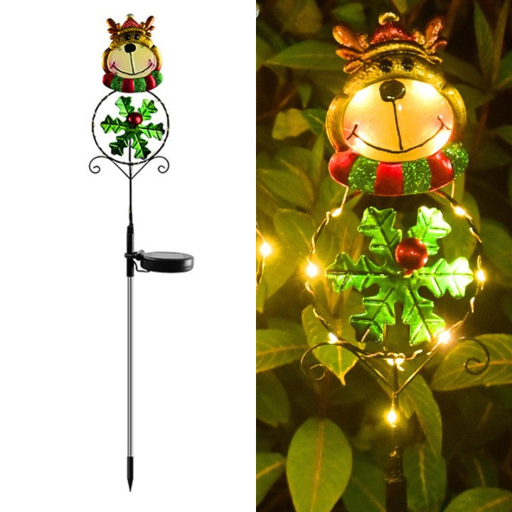 Solar Christmas Garden Stakes Lights