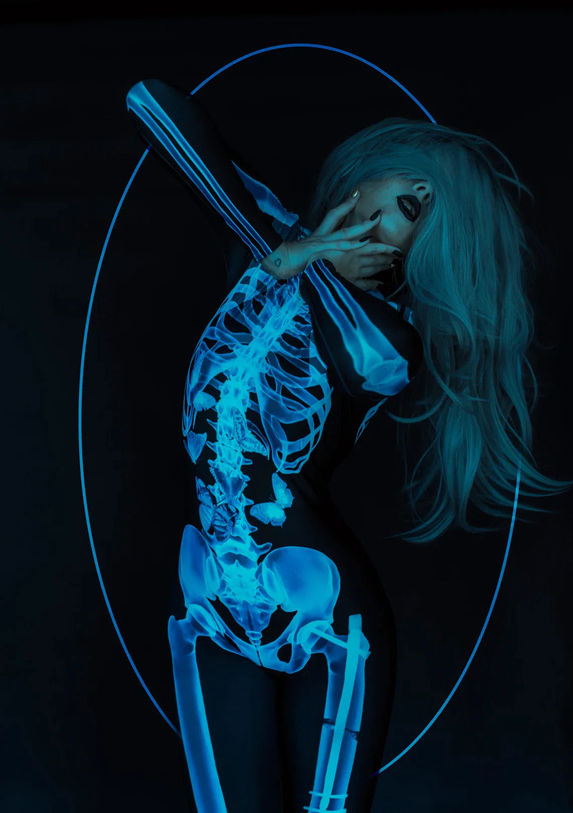 Early Halloween Promotion🔥  Cosplay Women Skeleton Bodysuit