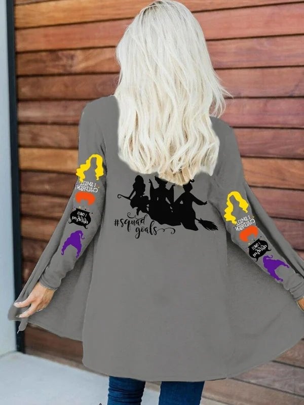 🎃2022 Halloween Pre-Sale🎃Fashion Print Long-Sleeve Cardigan