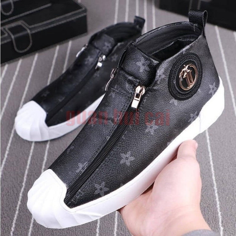 Thick and Low Rivets Luxury Designer Men's Designer Shoes