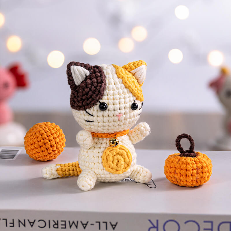 Halloween Crochet Kit For Beginners with Easy Peasy Yarn