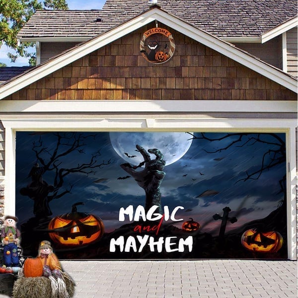 Hot Sale-Halloween 2023 Garage Door Decoration