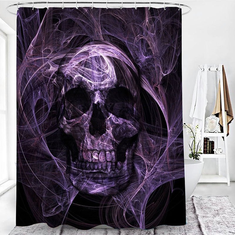 Sugar Skull Print Shower Curtains & Bath rugs