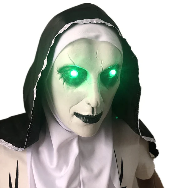 👻49%OFF🎃Urdreamlife — Halloween Nun Scary Mask