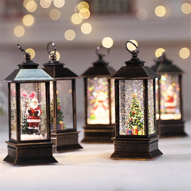 🎅Early Christmas Sale-49% OFF🎁Snow Globe Christmas Lantern Decorations