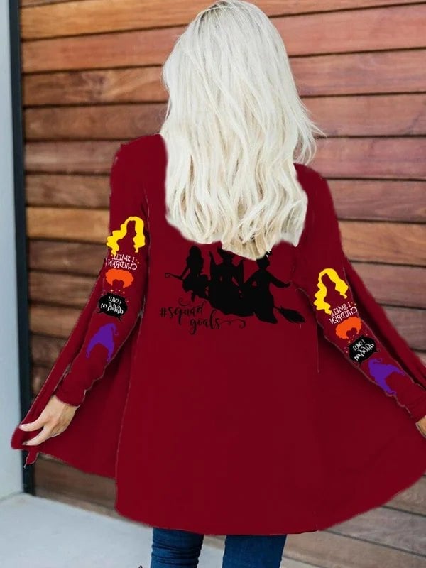 🎃2022 Halloween Pre-Sale🎃Fashion Print Long-Sleeve Cardigan