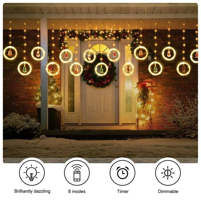 🎅Early Christmas Sale-49% OFF - Christmas Decor Ring Lights