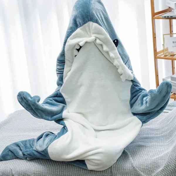 Super Soft Wearable Shark Blanket