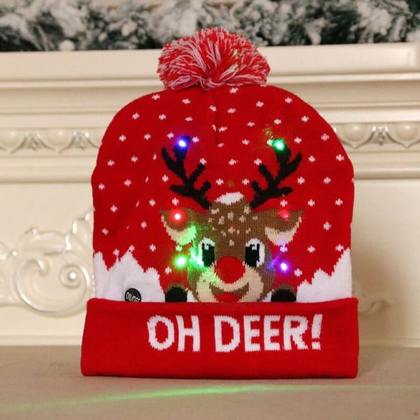 🎄Early Christmas Sale🎄CHRISTMAS LED KNITTED BEANIES