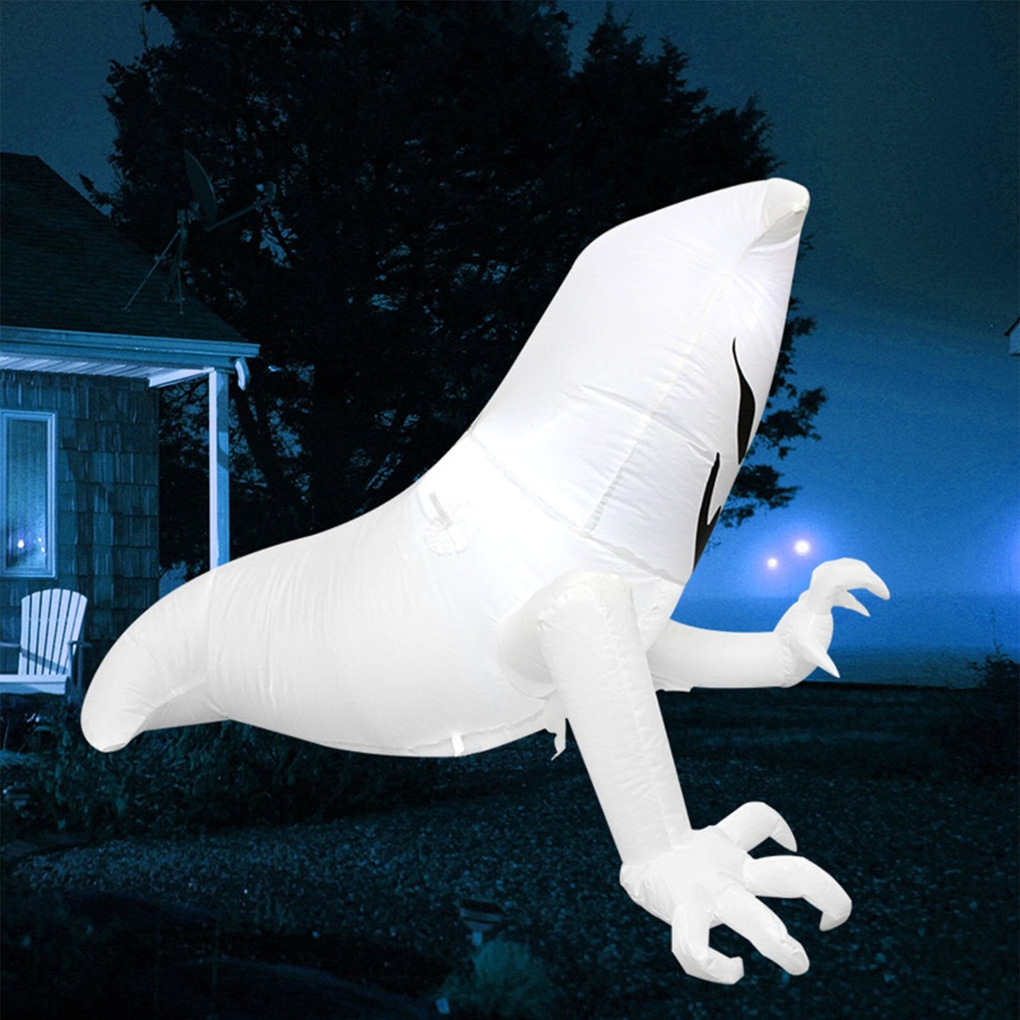 Halloween Inflatable Ghost Inflatables Outdoor Ghost With Led Blow Up Decorations With Built-in Led For Outdoor Indoor Party