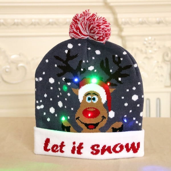 🎄Early Christmas Sale🎄CHRISTMAS LED KNITTED BEANIES