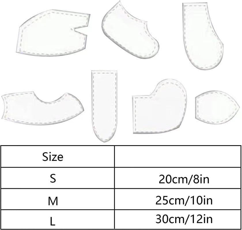 Memory Bunny Template Set(7 PCS)-With Instructions