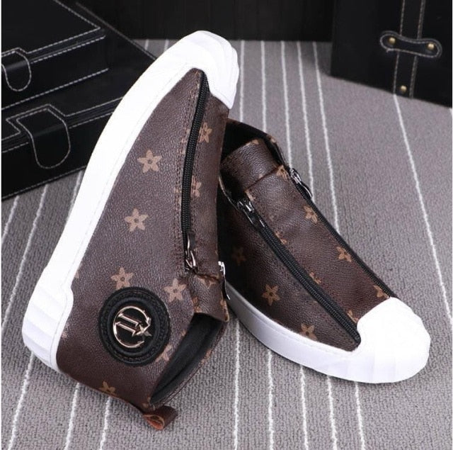 Thick and Low Rivets Luxury Designer Men's Designer Shoes