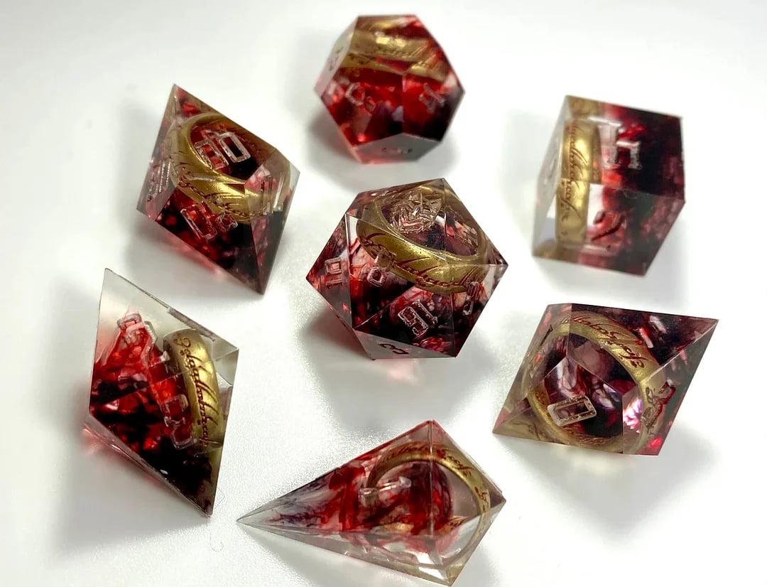 🔥Last Day 75% OFF💥-Ring Polyhedral Dice Set