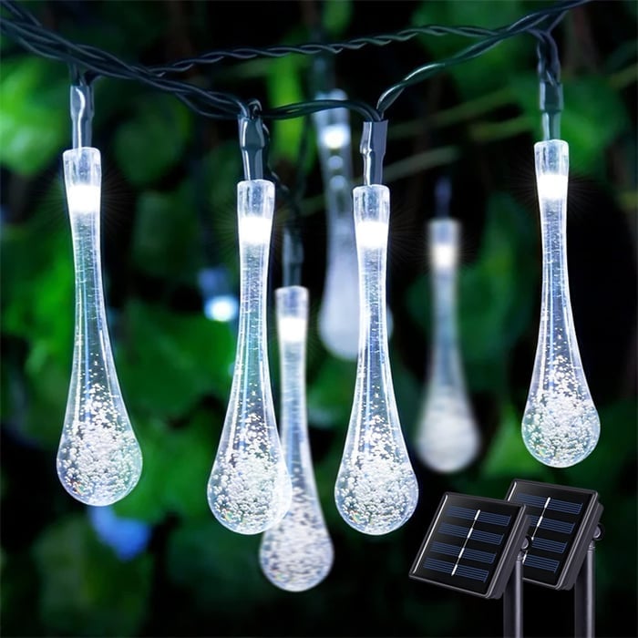 🔥49% OFF🔥Water Drop Solar Lights -BUY 2 FREE SHIPPING