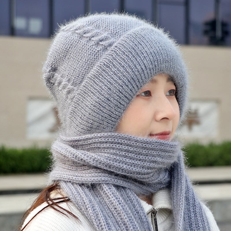 Integrated Ear Protection Windproof Cap Scarf