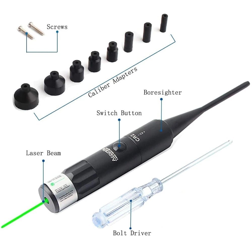 🎉Adjustable Red Laser Bore Sighter Kit