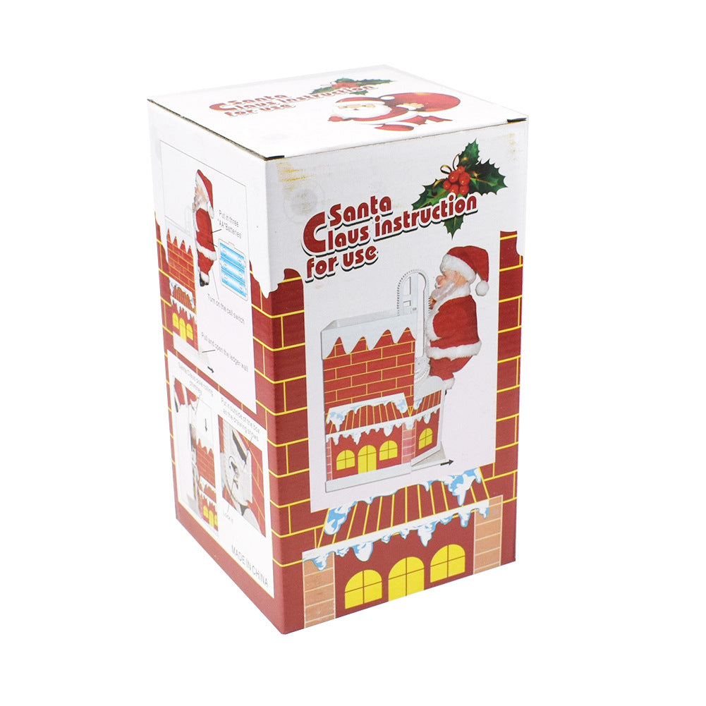 Electric Climbing chimney Santa Claus