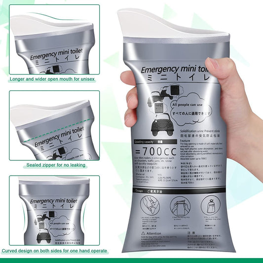 700ML Portable Travel Pee Bags