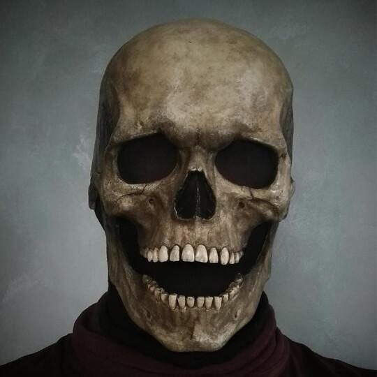 Full Head Skull Mask (helmet with movable jaw)