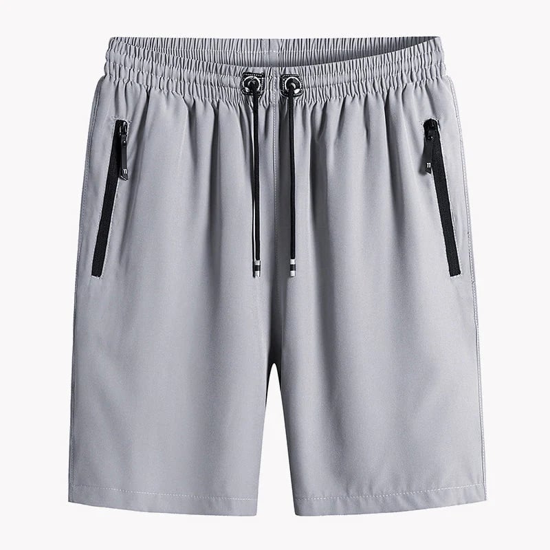 Men's Plus Size Ice Silk Stretch Shorts