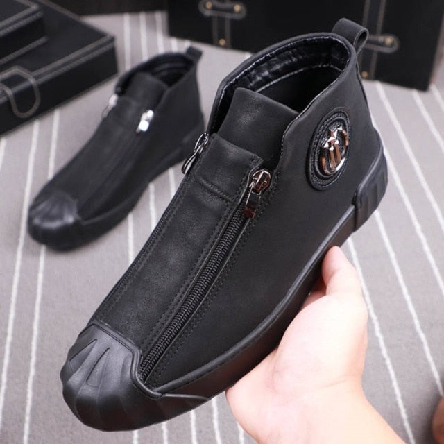 Thick and Low Rivets Luxury Designer Men's Designer Shoes – wewsn.com