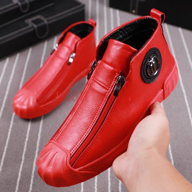 Thick and Low Rivets Luxury Designer Men's Designer Shoes