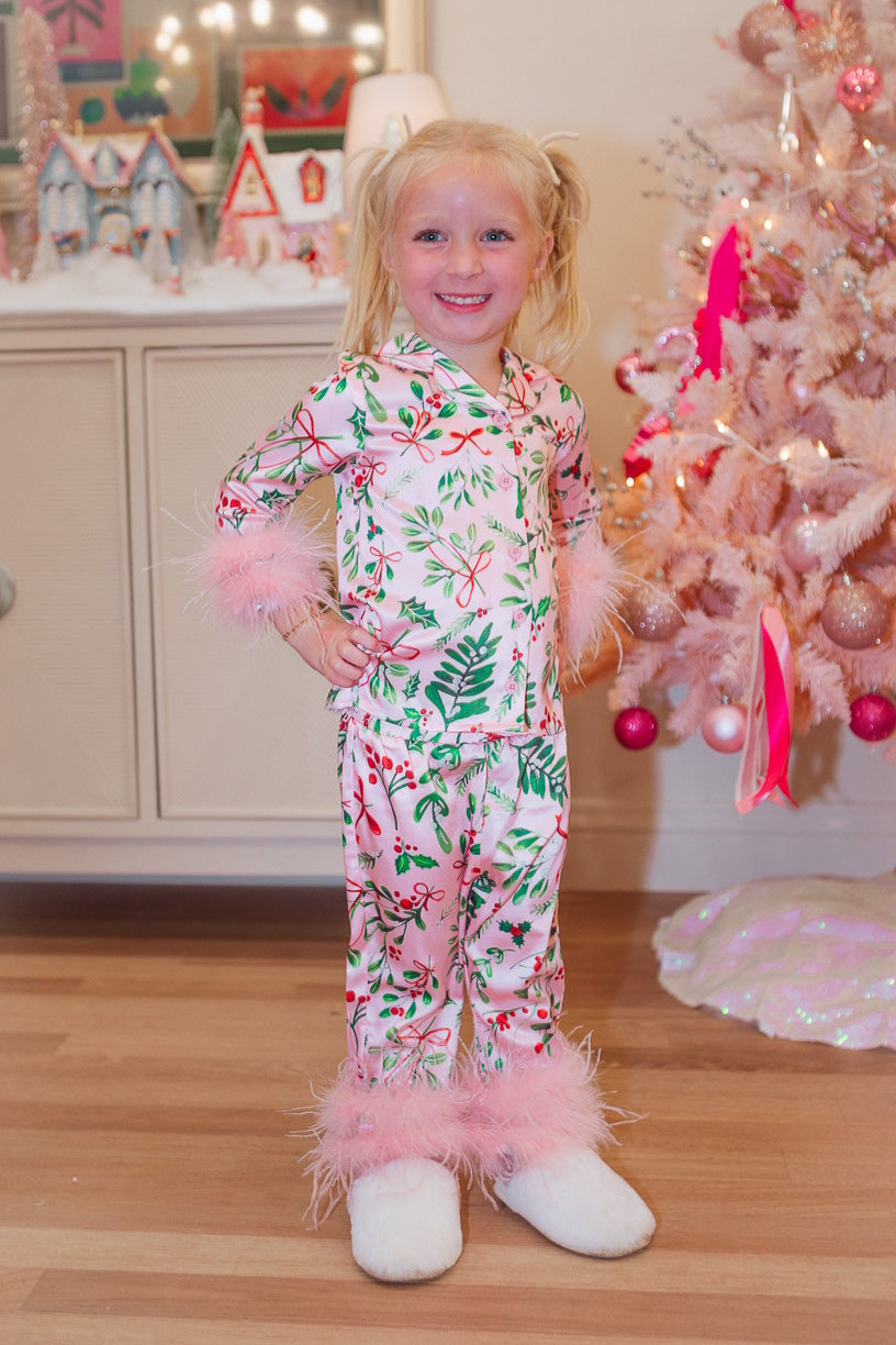 PINK CHRISTMA SHEIDI CUTE PAJAMAS