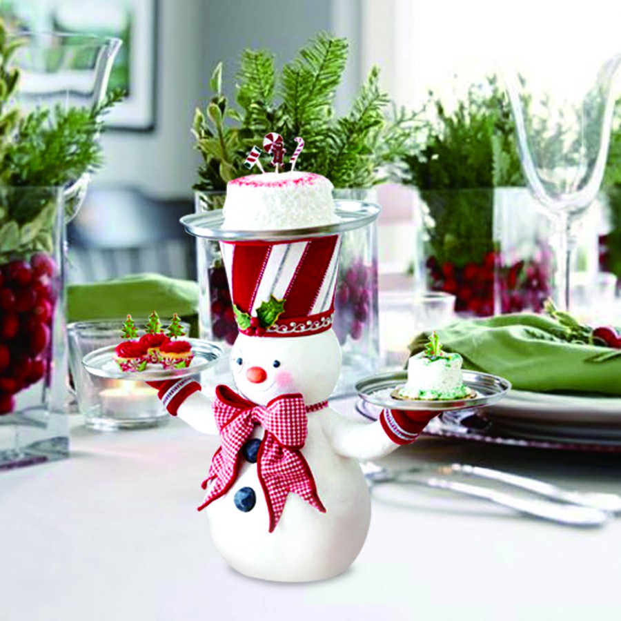 Christmas Snowman Treats Holder