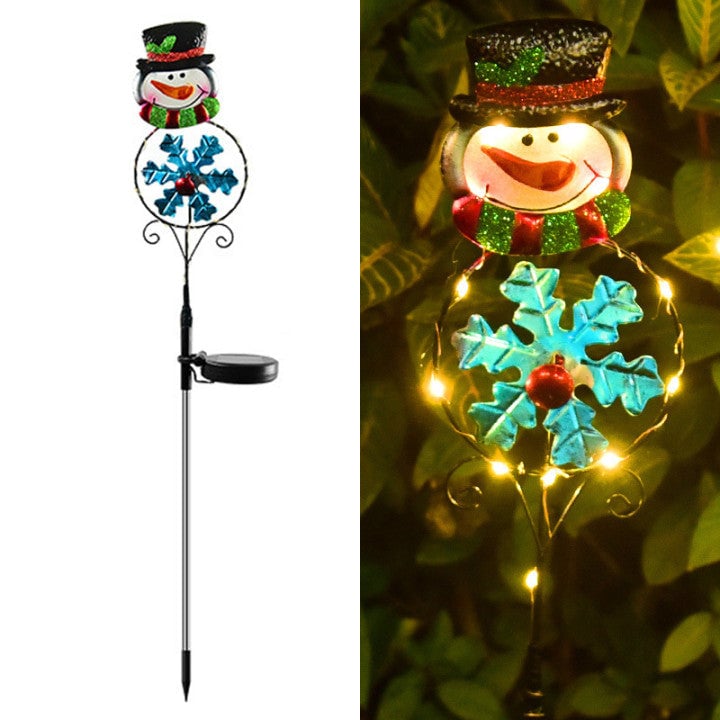 Solar Christmas Garden Stakes Lights