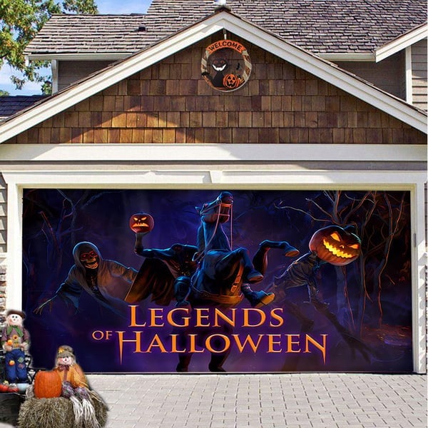 Hot Sale-Halloween 2023 Garage Door Decoration