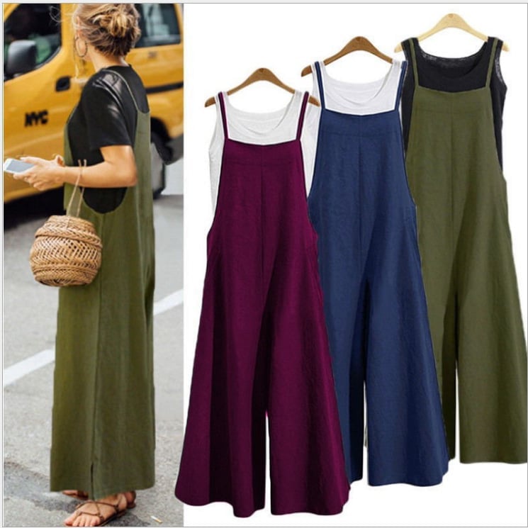 🔥Last Day Promotion-49% OFF🔥Women's Sleeveless Oversized Casual Jumpsuit